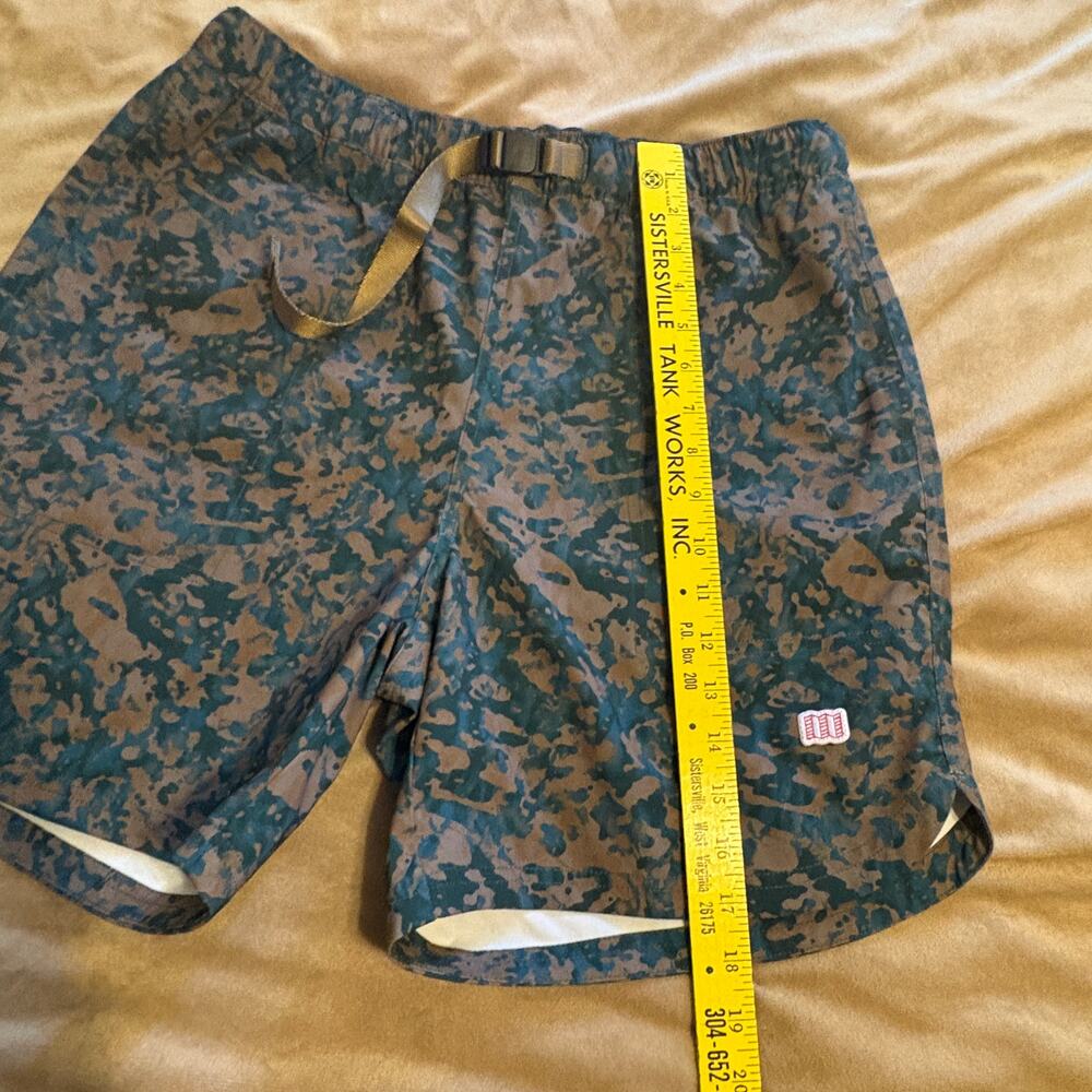 Topo Designs River Shorts Sahara Nebula Camo Belted Men's Large L Active - Picture 7 of 9